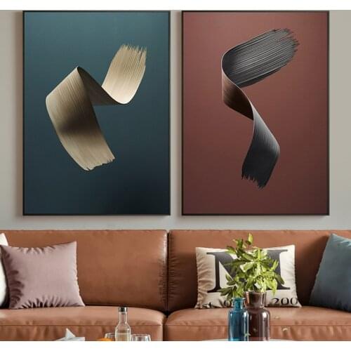 Modern Abstract Nordic Canvas Interior Painting Poster and Print for Living Room Bedroom Decoration Wall Art Pictures Home Decor