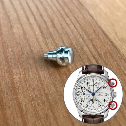 Steel pusher for Longines Watchmaking Tradition Master Collection mens 40mm L2.673.4 automatic watch parts tools