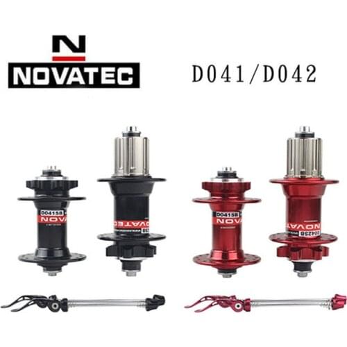 Novatec hub 24h 28h 32h 36h 1 pair D041SB D042SB disc card brake MTB mountain bike hub bearing bicycle hubs for 8s/11s 6 colors