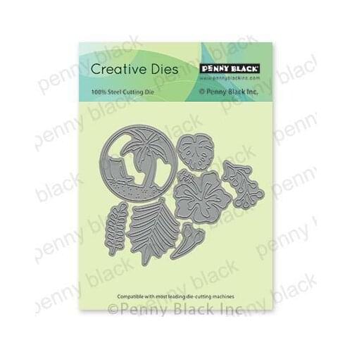 Tropical Paradise Metal Cutting dies card Scrapbooking Stencil Cut Die For DIY Card Crafts Handmade