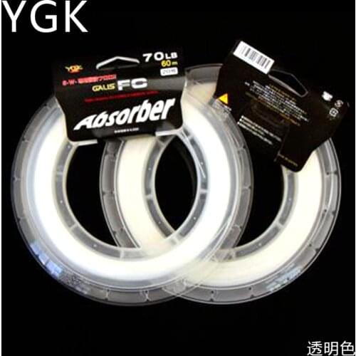 Japan original YGK fishing line GALIS FC absorb carbon deep sea leader fishing line 70 100 130LB