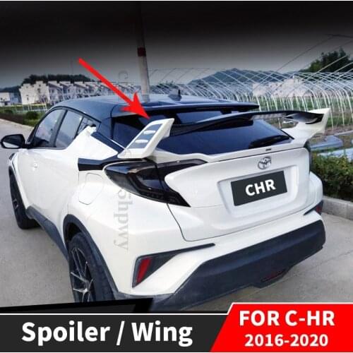 Rear Spoiler Back Wing Tail For Toyota CHR C-HR 2019 2016 2017 2018 2020 Trunk Boot Tail Tuning Decoration Accessories Body Kit
