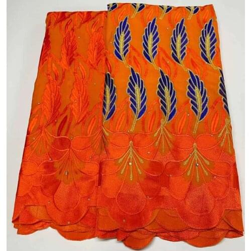 2.5+2.5yards Swiss Voile Lace In Switzerland Dubai Fabrics 2021 High Quality Lace African Cotton Embroidery Dry Lace For Party