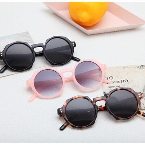 2021 Classic Round Kids Sunglasses Vintage Boys Girls Children Sun Glasses Fashion Anti-Reflective Sunglass UV400 Driver Goggles