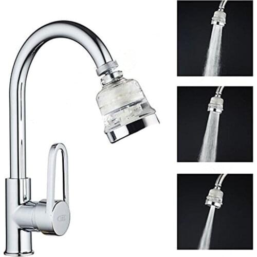 3 Modes Faucet Aerator Flexible Water Saving High Pressure Filter Sprayer Nozzle 360 degree Rotate Diffuser Aerator M24F22