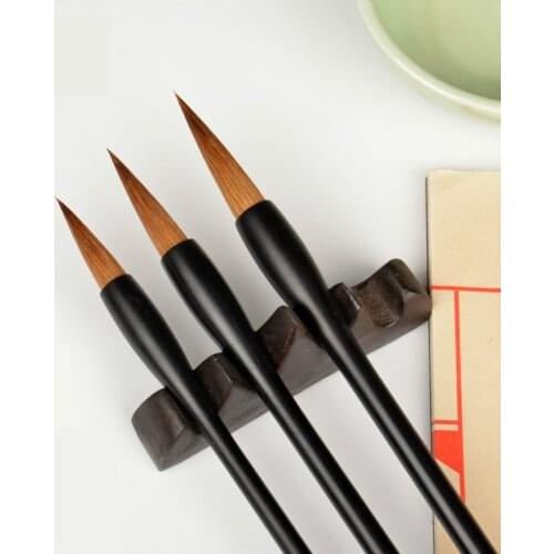 3pcs Chinese Calligraphy Pen Weasel Hair Brush Pen Set Multiple Hair Landscape Ink Painting Calligraphy Brush Pen Tinta China