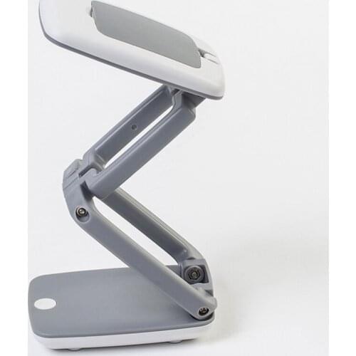 3X Foldable Desktop Magnifier with 9 LED Lamp Beads 52x47mm Len Lighting Loupe Portable Magnifying Glass for Reading Writing