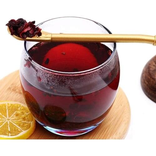 7 Pcs Stainless Steel Straw Filter Spoon Loose Leaf Tea Strainer Straw for Drinking Coffee Cocktail with Cleaning Brush