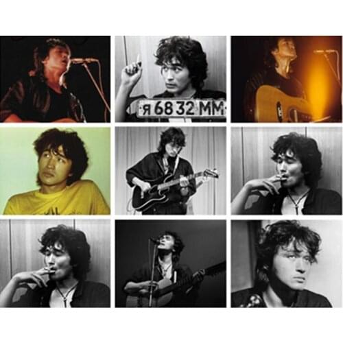 DIY 5d Diamond Painting Russian Singer Viktor Tsoi Full Square / Round Drill Crystal Mosaic Picture Halloween Diamond Embroidery
