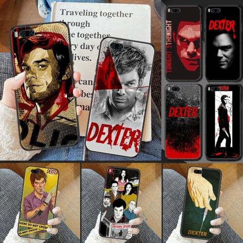 Dexter TV Phone case For Xiaomi Mi Max Note 3 A2 A3 8 9 9T 10 Lite Pro Ultra black soft cell cover painting bumper luxury Etui