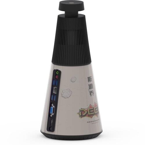 Core i7 7500U Mini windows 10 Computer with loudspeaker LPDDR8G HD VGA dual display support Msata HDD household win10 HTPC