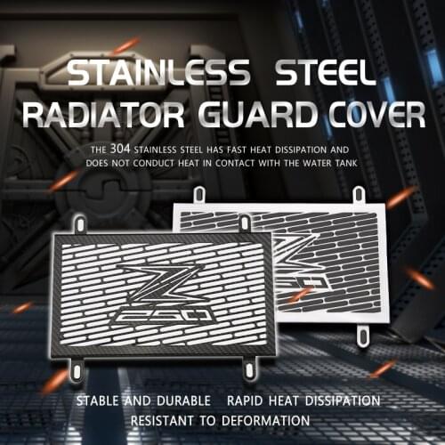Motorcycle parts Stainless Steel Radiator Grille Guard Cover Protector For Kawasaki NINJA Z250 Z 250 2013 2014 2015 2016 2017
