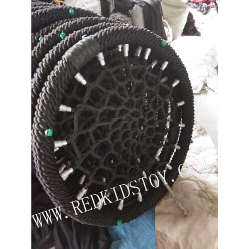 Diameter 80cm Heavy Duty Patio Nest Swing Seat Cable Rope Net Web Tree Swing Seat