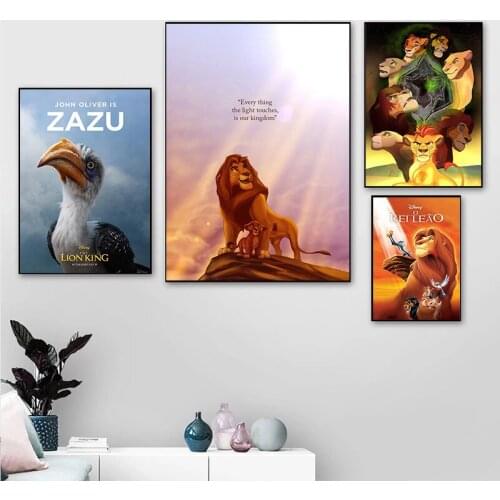 DIY 5D Diamond Painting Disney Lion King Simba Poster Diamond Embroidered Diamond Mosaic Home Decoration Gift
