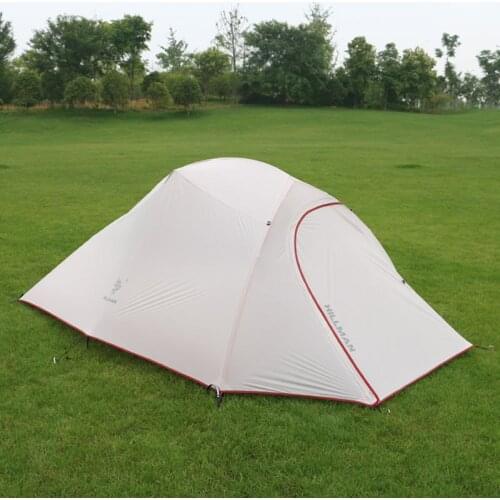 Hillman 3 Person Professional Use Aluminum Poles Ultralight Double Layer 20D Coated Silicon Waterproof Windproof Camping Tent