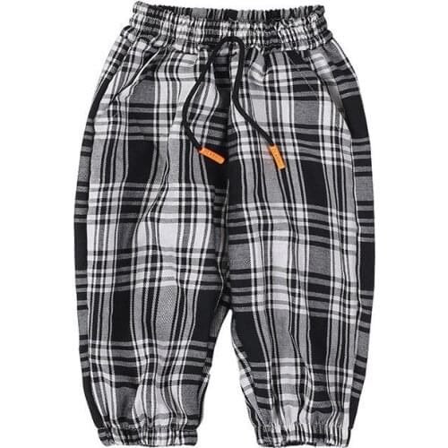 GOZBKA Black Trousers For Boys