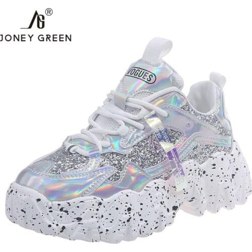 Ladies Fashion Chunky Sneakers Women Platforms Casual Shoes Women Riband Female Shoes White Women Sport Sneaker Sapatos De Mujer