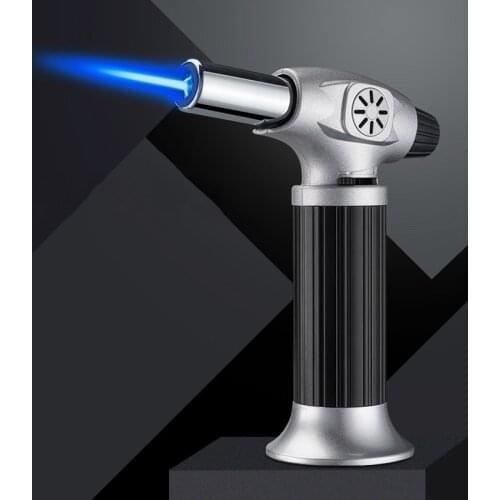 Kitchen Pastry Cooking Gas Lighter Butane Spray Gun Torch Lighter Windproof Jewelry Welding Metal Lighters Smoking Accessories
