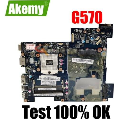 PIWG2 LA-675AP for Lenovo G570 Laptop Motherboard LA-675AP System Board HM65 DDR3 100% tested Good working