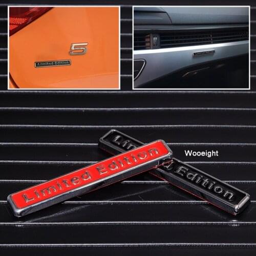 Wooeight 3D Metal Chrome Limited Edition Auto Car Sticker Badge Decal Emblem for Audi Suzuki Honda Kawasaki HARLEY Motorcycle