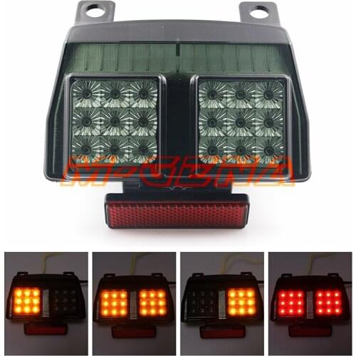 Motorcycle LED Rear Turn Signal Tail Stop Light Lamps Integrated For 748 916 996 94 95 96 97 98 99 00 01 02 03 998 02-04