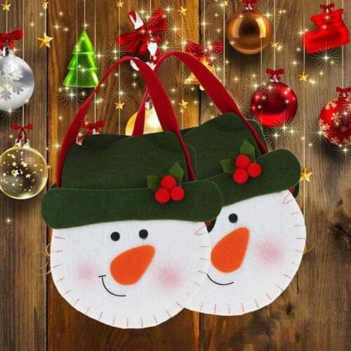 2019 New Year Merry Christmas Decorations For Home Creative Cute Of The New Christmas Apple Gift Bags Candy Bag