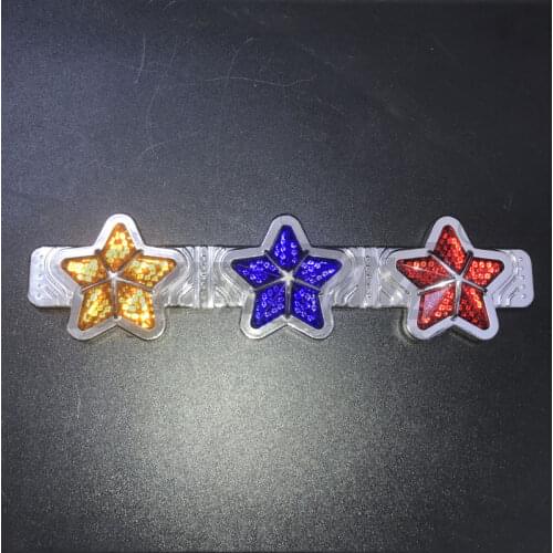 Plastic Reflector Reflective Sticker Safety Sign Red Yellow Blue For Trucks Trailers Buses Cars Motorcycles Parts