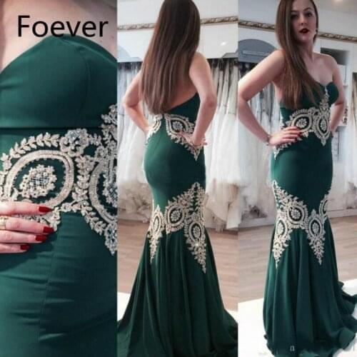 Special occasions dress Robe De Soiree Long Mermaid Green Prom Dresses 2019 Fast Shipping Vestidos De Egresados Largos