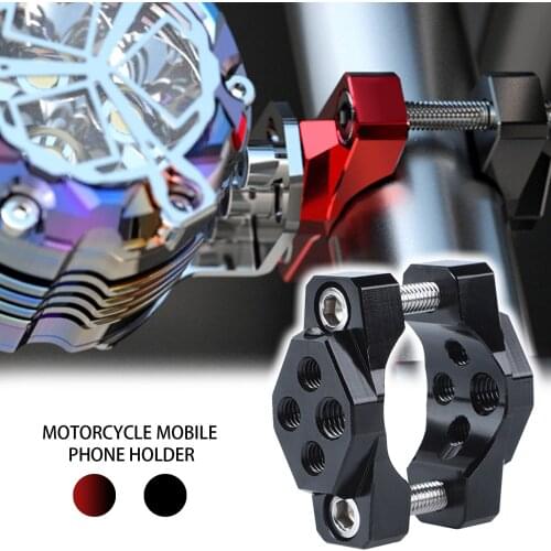 Motorcycle Stent 7-32mm Bracket Bumper Clamp Auxiliary Spotlight Clip Light Decoration Pressure Stent Modification Accessories
