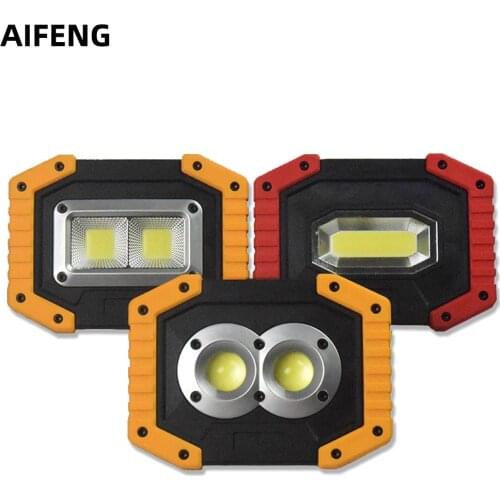 AIFENG Portable Spotlight Led Work Light AA or 18650 Battery Operate Outdoor Lighting For Hunting Camping Led Lantern Flashlight