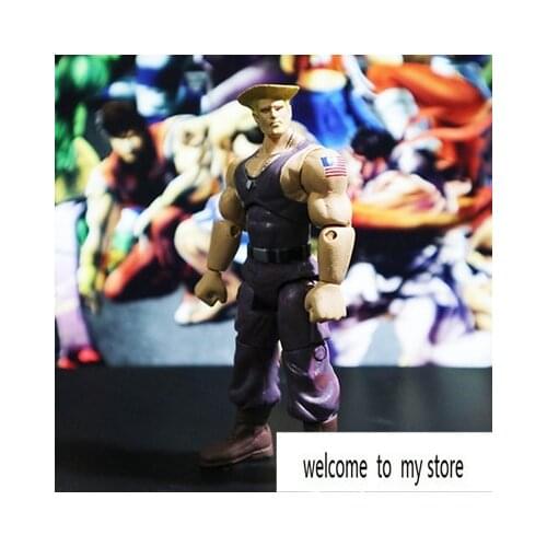 Pvc figure model toy 3.75inch 1/18 streetfighter