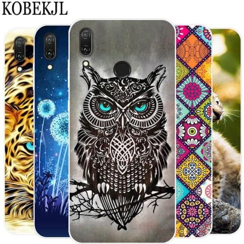 Silicone Case Huawei Y7 2019 Case Soft TPU Cartoon Phone Case For Huawei Y7 2019 DUB-LX1 DUB-LX3 Y 7 Prime Y7Prime Case Cover