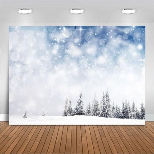 Snowflake backdrop for photocall winter wonderland forest photo background studio snow winter backdrop for photographic vinyl