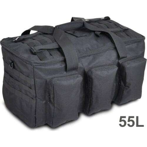 BOWTAC Outdoor Tactical Backpack Military Army Luggage Large Capacity Camping Bags Mens Hiking Travel Mountaineering 55L