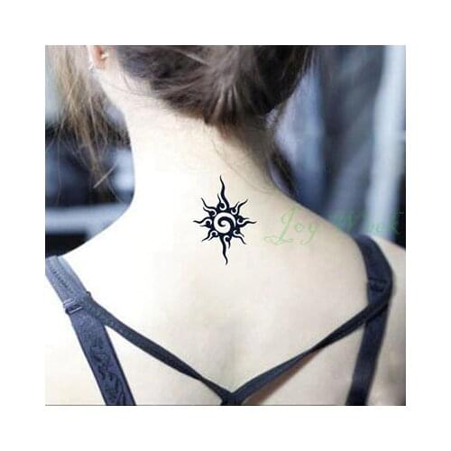 Waterproof Temporary Tattoo Sticker Apollo sun totem tattoo girl men small size tatto stickers flash tatoo fake tattoos