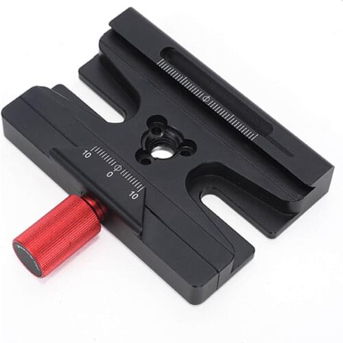 IShoot Adapter Clamp for Arca-Swiss Fit Quick Release Plate Manfrotto 200PL 410PL & Gitzo GH1780 GH2780 GH3780 Tripod Head