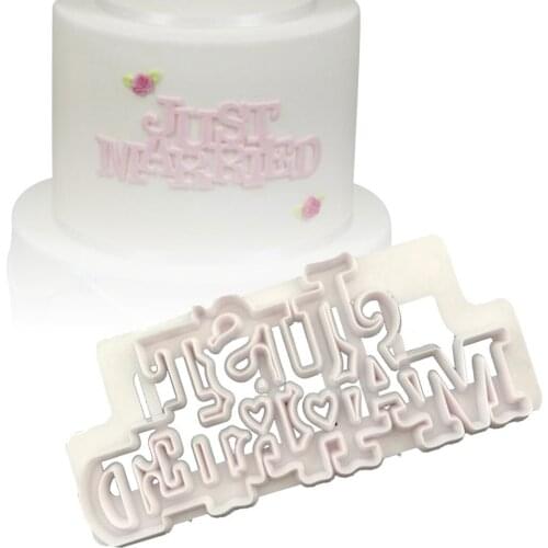 JX-LCLYL Wedding Silicone Cake Fondant Cutter Mould Chocolate Baking Decoration Mold