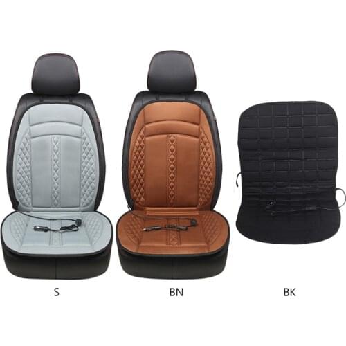 Winter Car Seat Heater 12V Smart Heated Seat Cushion Non-Slip Comfortable Auto Universal Warmer Cover Pad