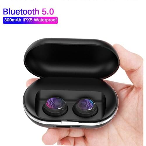 ZLT-01 Touch Headset TWS Wireless Bluetooth Earphone 5.0 Stereo Bluetooth Earbuds Mic Handsfree Earbuds
