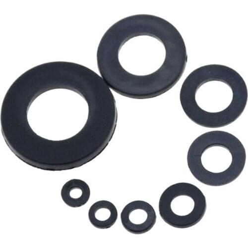 500Pcs M2 M2.5 M3 M4 M5 M6 M8 M10 Plastic Nylon Washer Flat Washer Gasket Ring