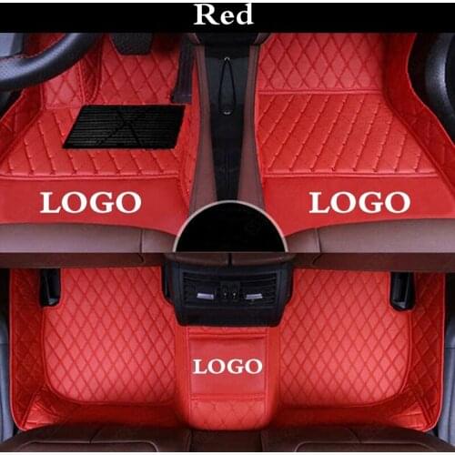 Car Floor Mats for Mercedes Benz SL SLK Class 200 250 300 SLK55 SL350 SL400 SL500 SL550 SL63 R172 R231 AMG Auto Rugs Liners Red