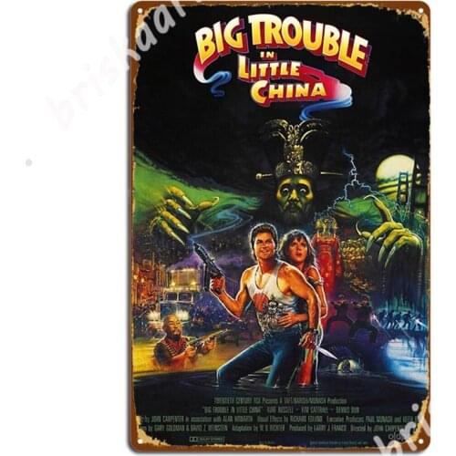 Big Trouble In Little China Metal Signs Kitchen Plaques Club Party Decoration Tin sign Posters