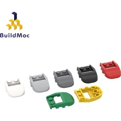 BuildMOC 50948 4 x 3 x 0.67 wedge 4 x 3 cutout with 2 studs For Building Blocks Parts DIY Constructi