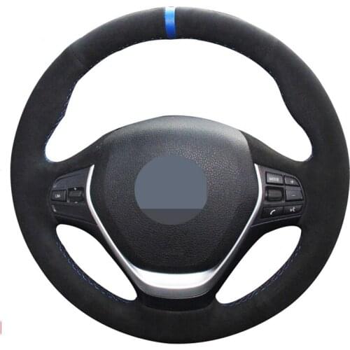 Steering Wheel Cover For BMW F20 2012-2018 F45 2014-2018 F34 F31 F30 2013-2017 F32 F33 F36 Suede interior Car Accessories
