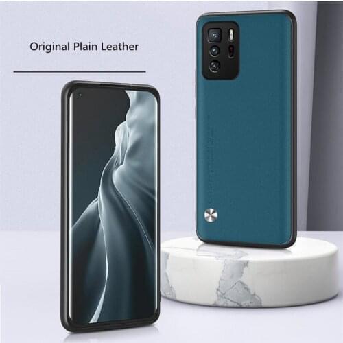 100pcs/Lot Phone Case For Xiaomi 11 Ultra Lite Poco F3 11i 10 For Redmi K40 Pro Vegan Leather Soft TPU Silicone Frame Hard Cover