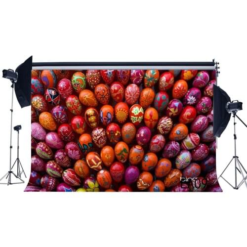 Photography Backdrops Easter Eggs Seamless Newborn Baby Kids Adutls Happy Easter Portraits Background