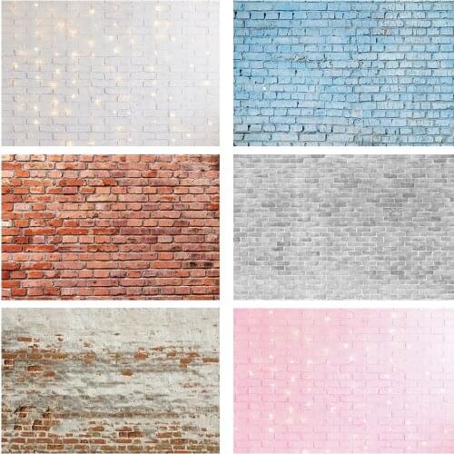 Brick Wall Background Kids Birthday Portrait Backdrop Photo Studio Wedding Photocall Pet Food Professional Photography Props