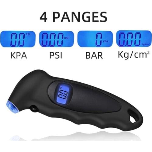 New Auto Car Tire Pressure Gauge Tire TG105 Air Pressure Tester Mini Keychain Style Digital Portable High Accuracy With Battery