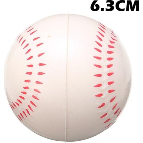 Mayitr 1Pcs Hand Wrist Exercise Stress Relief Squeeze Basketball Football Tennis Baseball Relaxation Soft PU Foam Ball