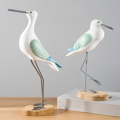 Seagull Miniature Figurines Ornament Garden Indoor Outdoor Bird Statue Micro Landscaping DIY Decorative Props Home Office Patio